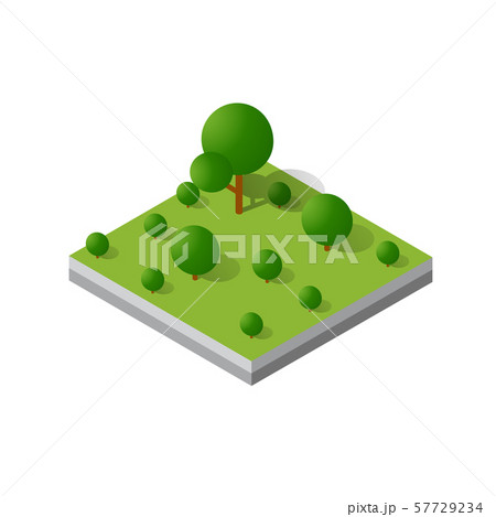 Isometric 3d module district 57729234