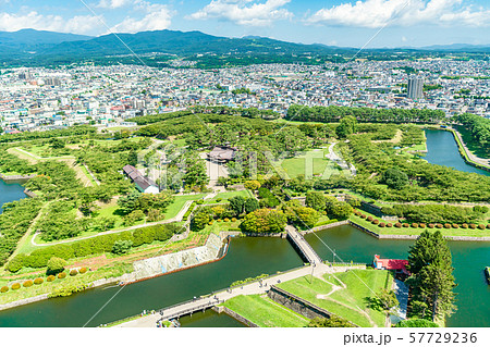 北海道の夏 函館 特別史跡 五稜郭跡 57729236