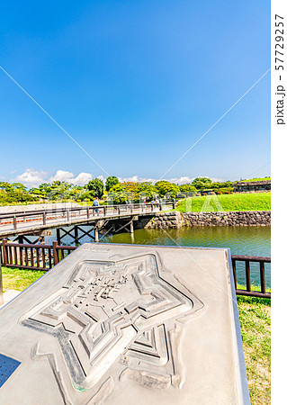 北海道の夏 函館 特別史跡 五稜郭跡 57729257