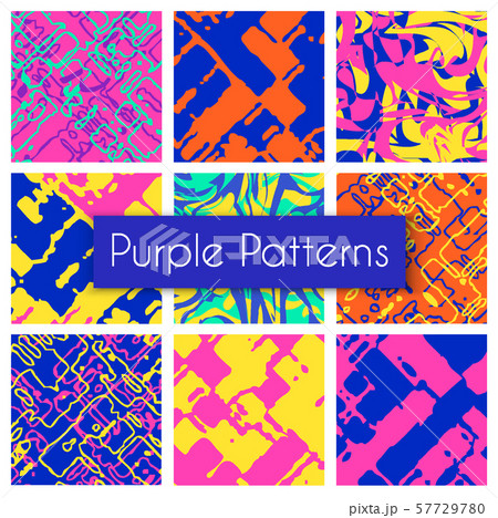 Neon green and proton purple 57729780