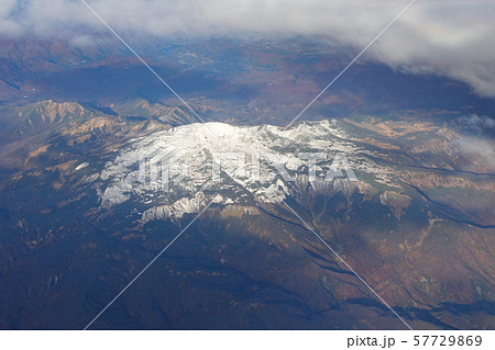 空から月山を一望 空から月山を一望 57729869