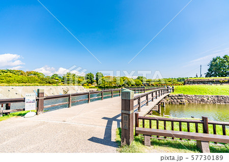 北海道の夏 函館 特別史跡 五稜郭跡 一の橋 57730189