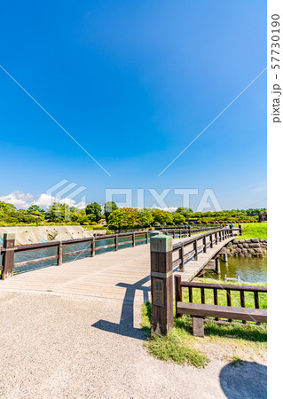 北海道の夏 函館 特別史跡 五稜郭跡 一の橋 57730190