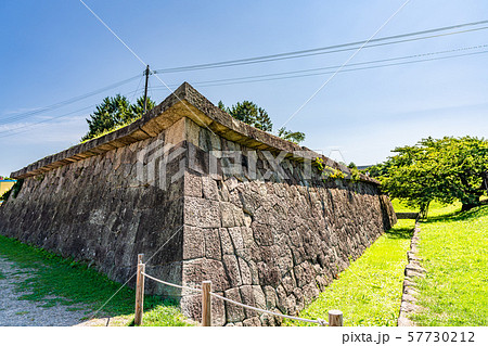 北海道の夏 函館 特別史跡 五稜郭跡 半月堡(はんげつほ) 57730212