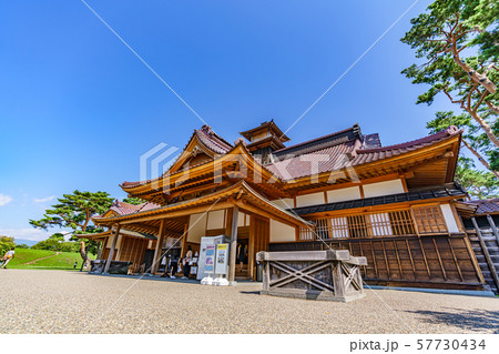北海道の夏 函館 特別史跡 五稜郭跡 箱館奉行所 57730434