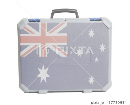 Business travel suitcase with Flag of Australia Business travel suitcase with Flag of Australia 57730934