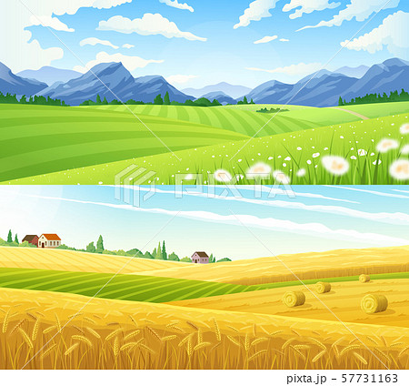 Rural Landscape Horizontal Banners 57731163