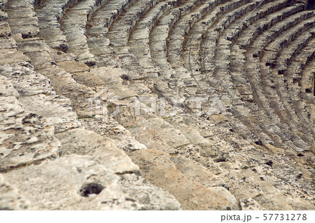 stone old staircase of the Colosseum in Turkey 57731278