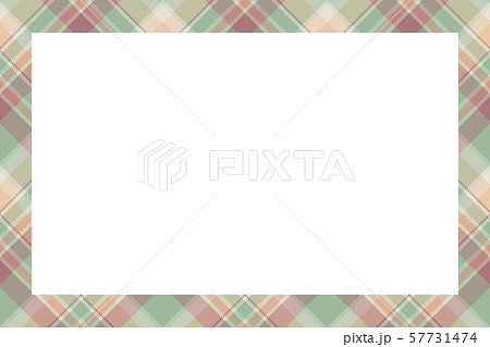 Vintage frame vector. Scottish border pattern 57731474
