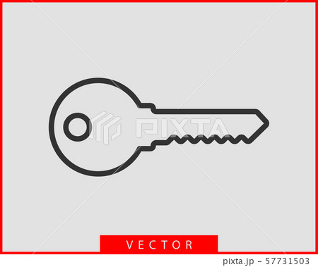 Key icon vector. Keys symbol flat design. Key icon vector. Keys symbol flat design. 57731503