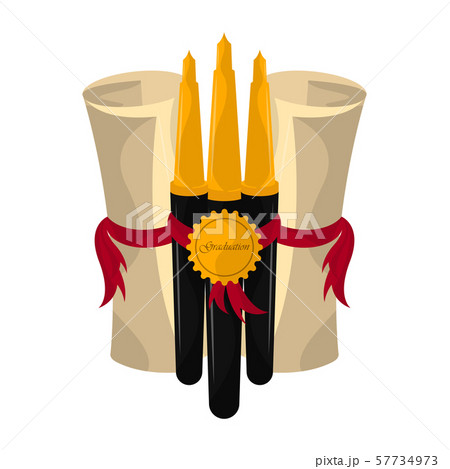 Graduation objects illustration 57734973