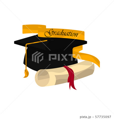 Graduation objects illustration 57735097