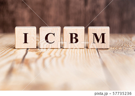 ICBM アルファベットの文字 57735236