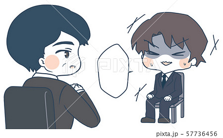 ベクター・面接中の会社員 57736456