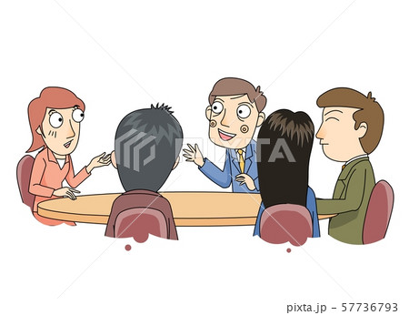 ビジネス 会社員 会議 57736793