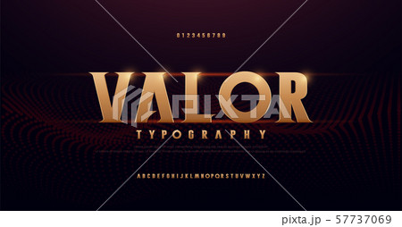 Abstract serif gold alphabet fonts. Typography Abstract serif gold alphabet fonts. Typography 57737069