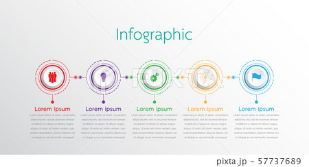 Vector infographic templates used for detailed reports. All 5 topics. Vector infographic templates used for detailed reports. All 5 topics. 57737689