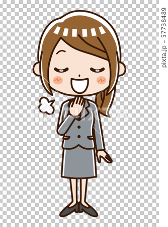 ビジネスウーマン 安心 ビジネスウーマン 安心 57738489