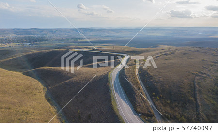 Mountain road in Chechen Republic, North Caucasus, Russia 57740097