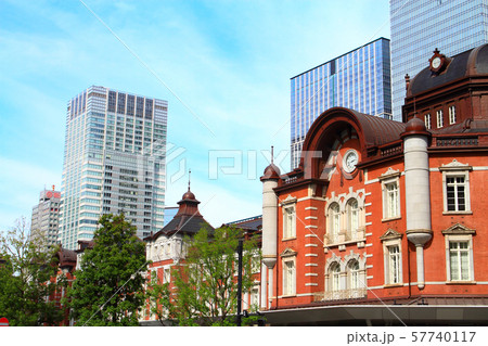 東京都 都市風景 東京駅 東京都 都市風景 東京駅 57740117