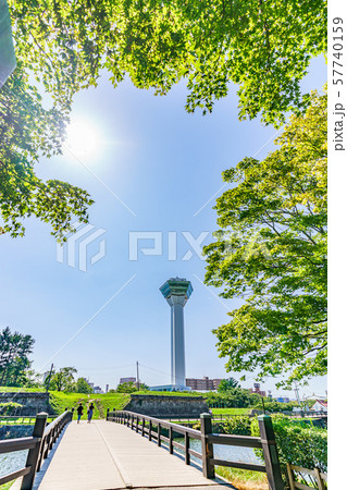 北海道の夏 女子旅 函館五稜郭跡  57740159