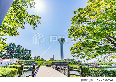 北海道の夏 訪日観光客 函館五稜郭跡 57740258