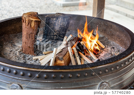 拝殿の護摩釜 熊野那智大社 57740280