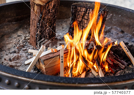 護摩の炎 熊野那智大社 57740377