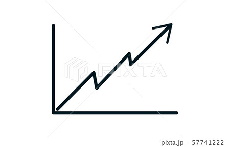 Line Graph Chart icon flat style used for website Line Graph Chart icon flat style used for website 57741222