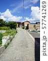 松前町 清部の寺の坂道 57741269