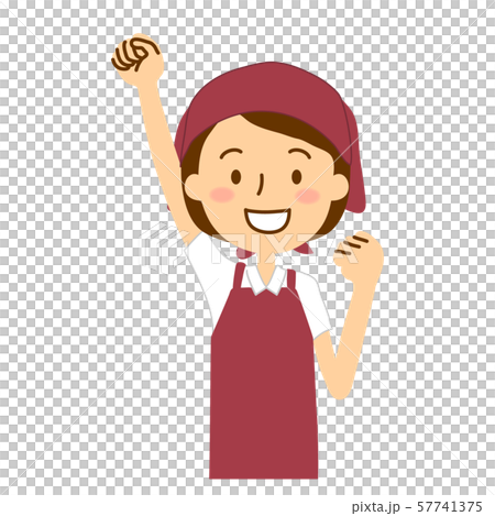 Apron triangle width polo shirt female bob hair dark red white Apron triangle width polo shirt female bob hair dark red white 57741375