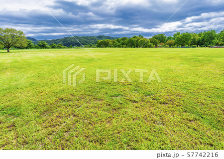 秋の公園 広場 宮城川崎 秋の公園 広場 宮城川崎 57742216