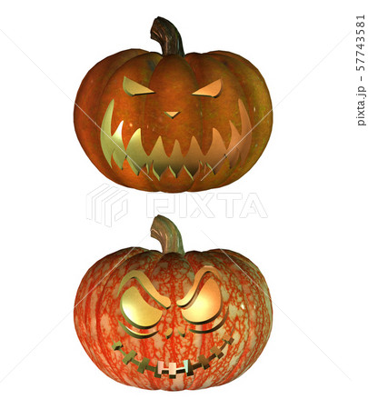 3d Halloween pumpkin 57743581