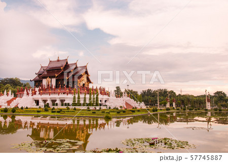 The Royal Flora Ratchaphruek Park at Chiang Mai, Thailand. 57745887