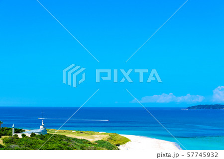 夏の角島大橋からの眺め【山口県】 57745932