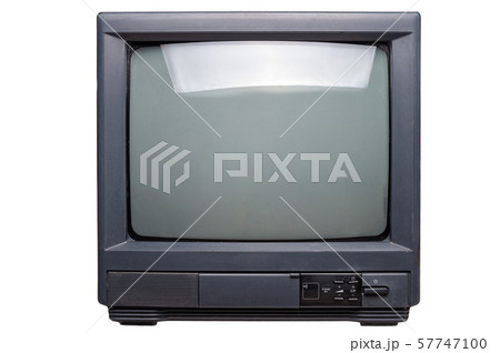 Vintage TV isolated on white background Vintage TV isolated on white background 57747100