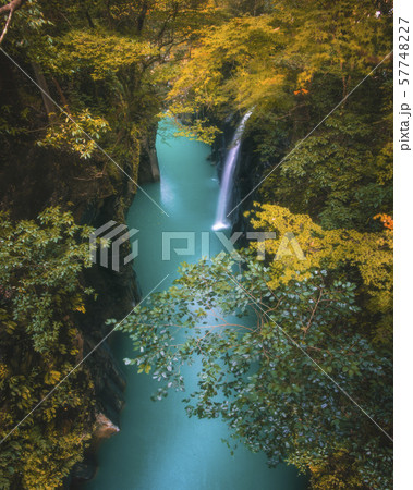 高千穂峡 真名井の滝 高千穂峡 真名井の滝 57748227