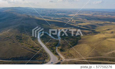 Mountain road in Chechen Republic, North Caucasus, Russia 57750276