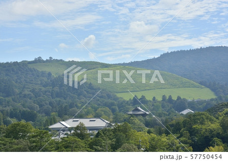 【奈良県】大和の山並み風景 【奈良県】大和の山並み風景 57750454