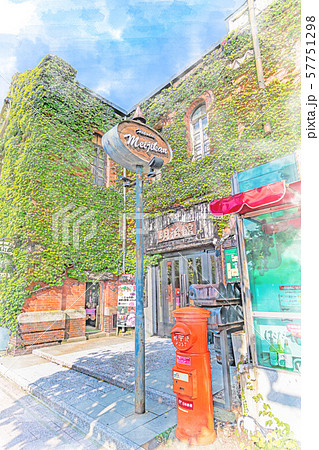 北海道の夏 はこだて明治館周辺の風景 57751298