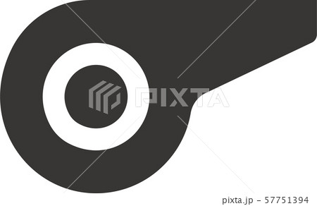 ホイッスルアイコンイラストのイラスト素材