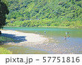 四万十川の水遊び 57751816