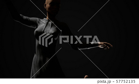 Sexy woman's breasts and nipples through the 57752135