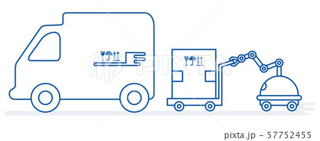 Automation warehouse processes Smart Logistic. 57752455