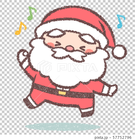Santa Jump Stock Illustration