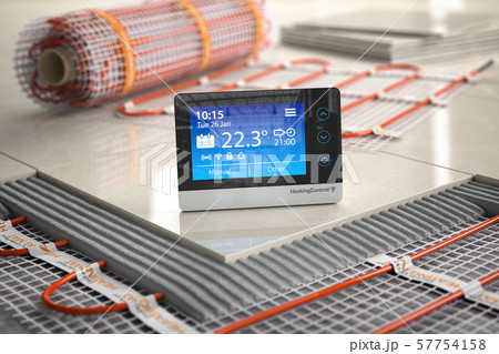 Underfloor heating. Heating climat control 57754158