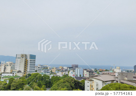 伊東　夏空　風景　展望 57754161