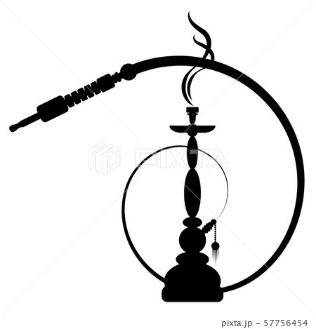 Hookah with smoke 57756454