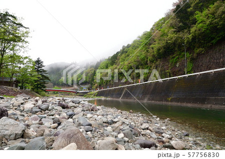 クオーレふれあいの里キャンプ場から白川を望む(岐阜県) クオーレふれあいの里キャンプ場から白川を望む(岐阜県) 57756830