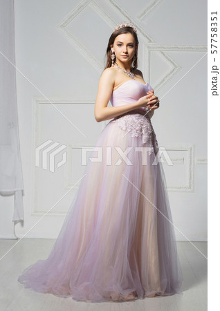 Cute young lady posing in the studio. Cute young lady posing in the studio. 57758351
